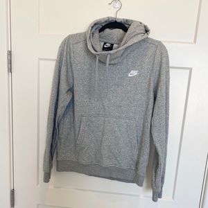 Nike funnel neck hooded sweatshirt Grey Sz M